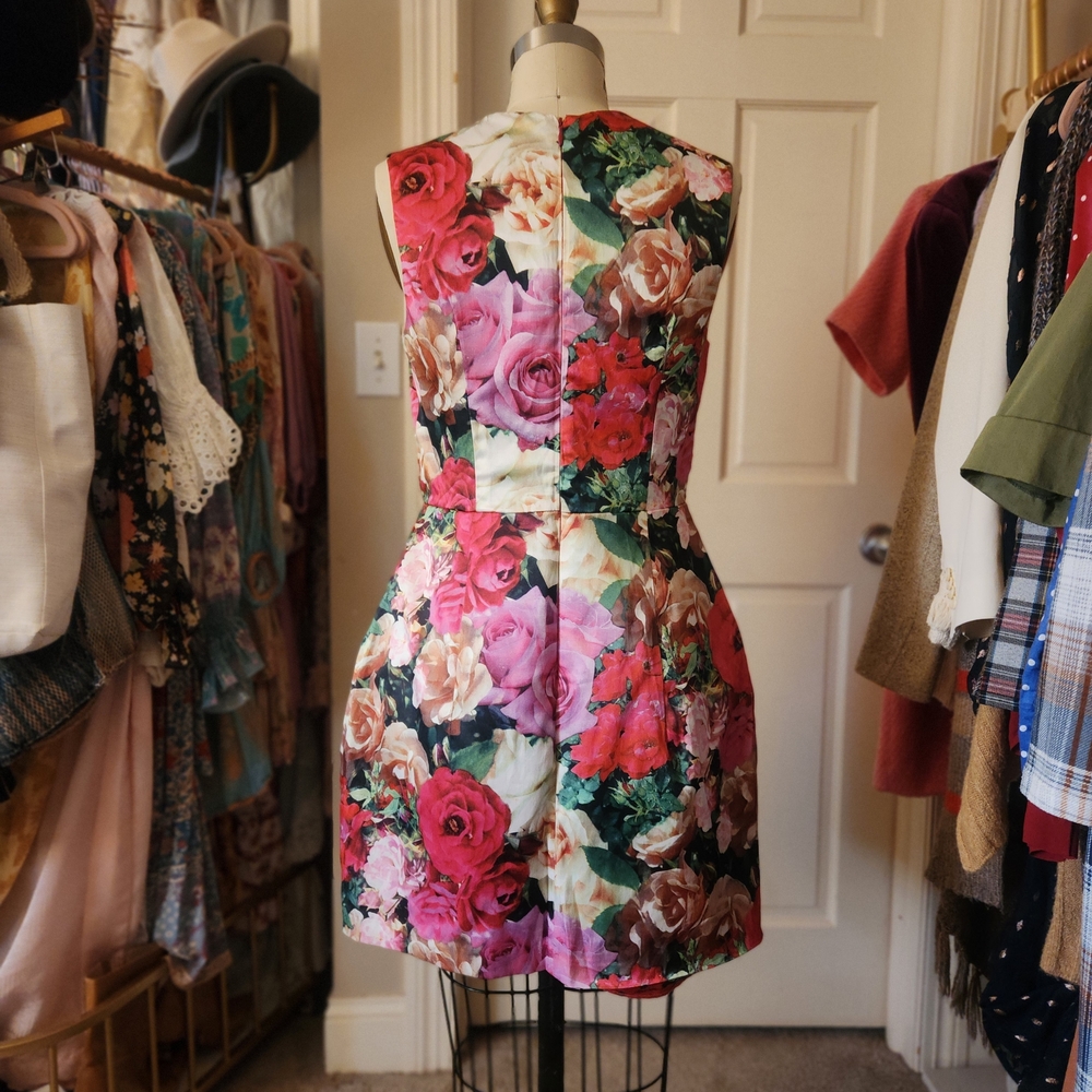 ASOS Multicolor Floral Mini Dress - Picture 3 of 3